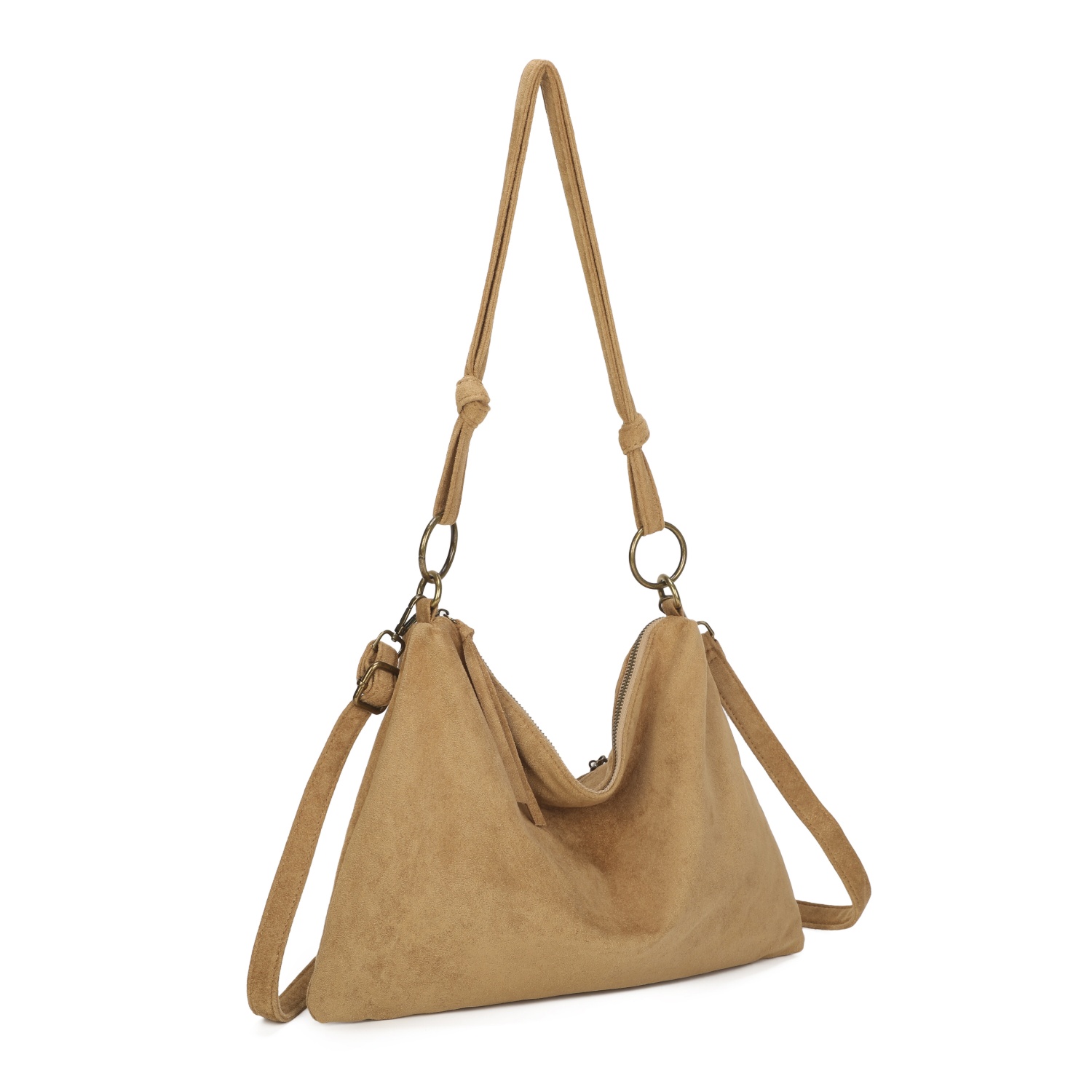 The Fleur Soft Suede Style Shoulder Bag - Image 9