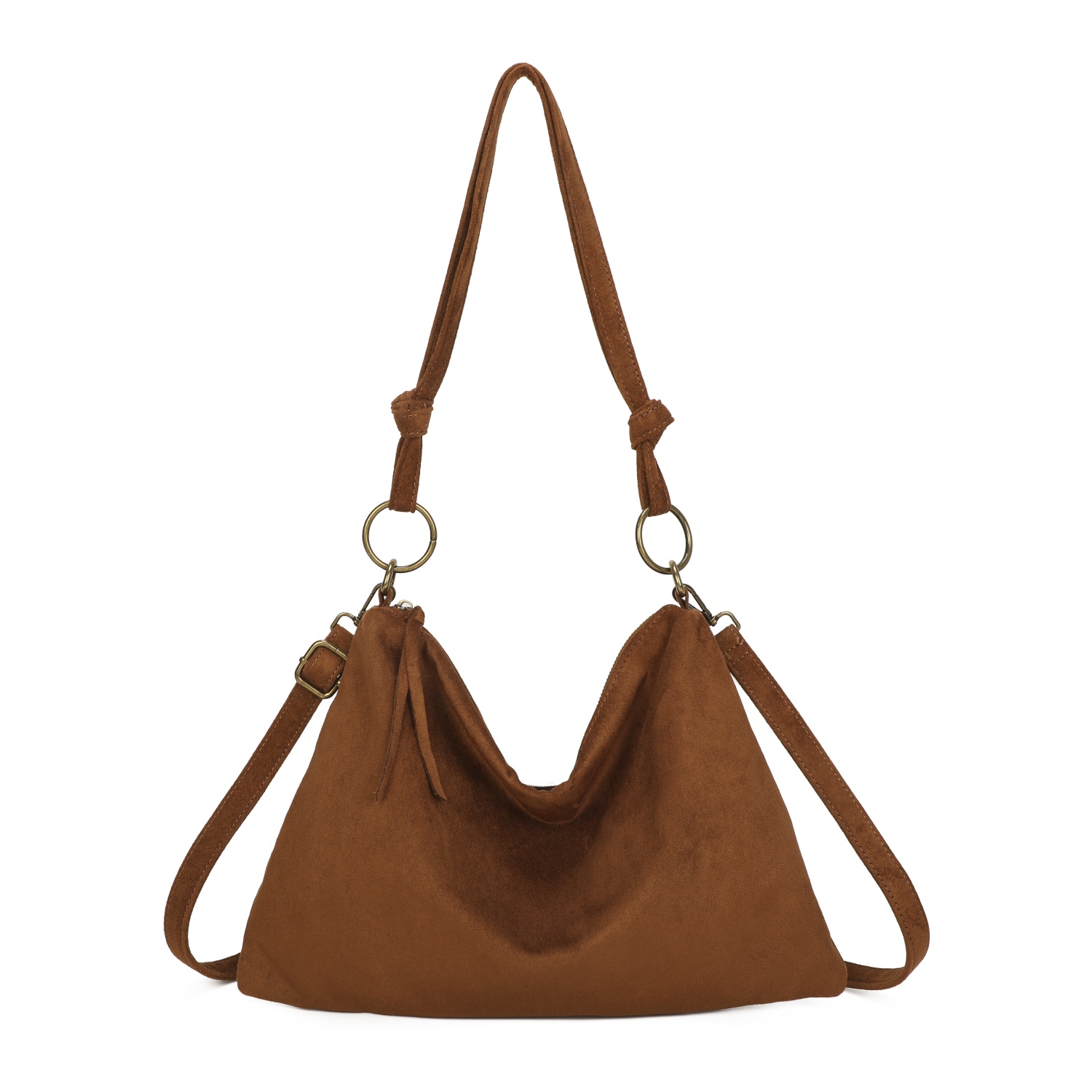 The Fleur Soft Suede Style Shoulder Bag - Image 12