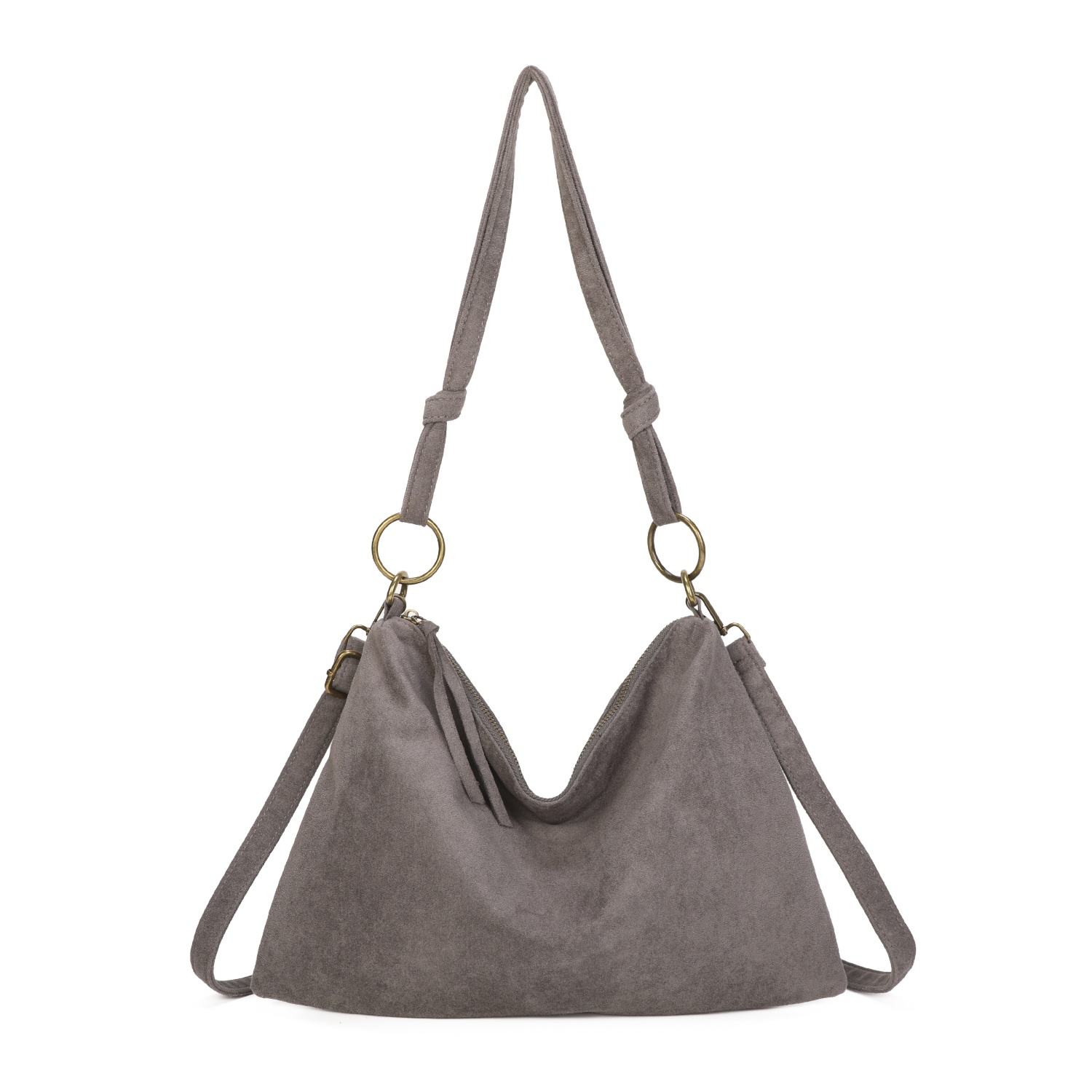 The Fleur Soft Suede Style Shoulder Bag - Image 13