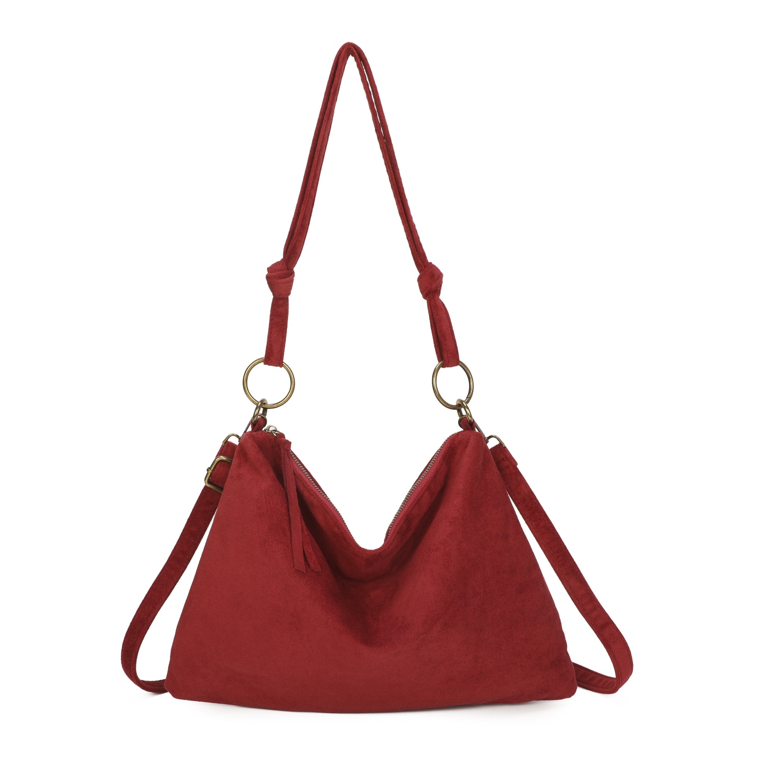 The Fleur Soft Suede Style Shoulder Bag - Image 2
