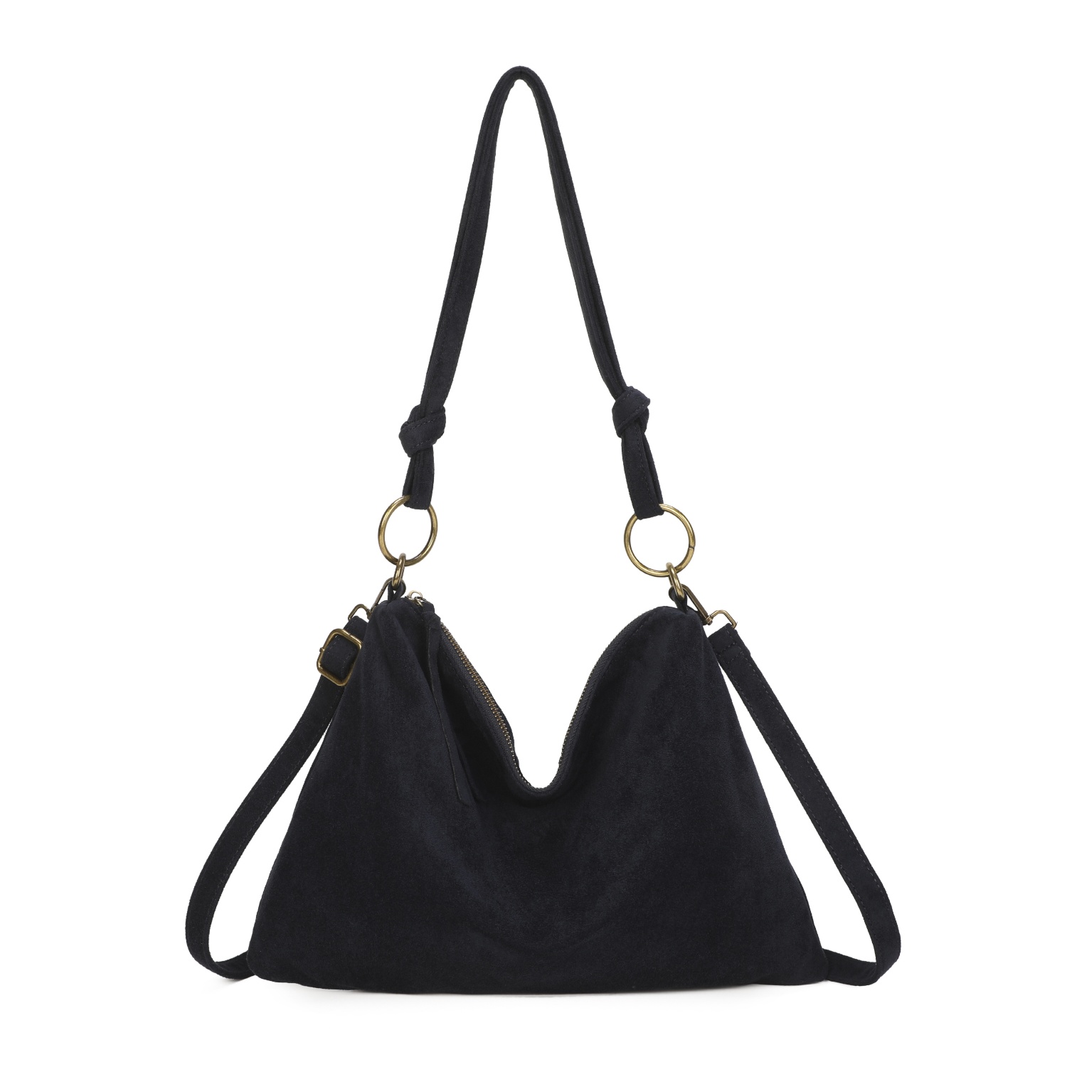 The Fleur Soft Suede Style Shoulder Bag - Image 3