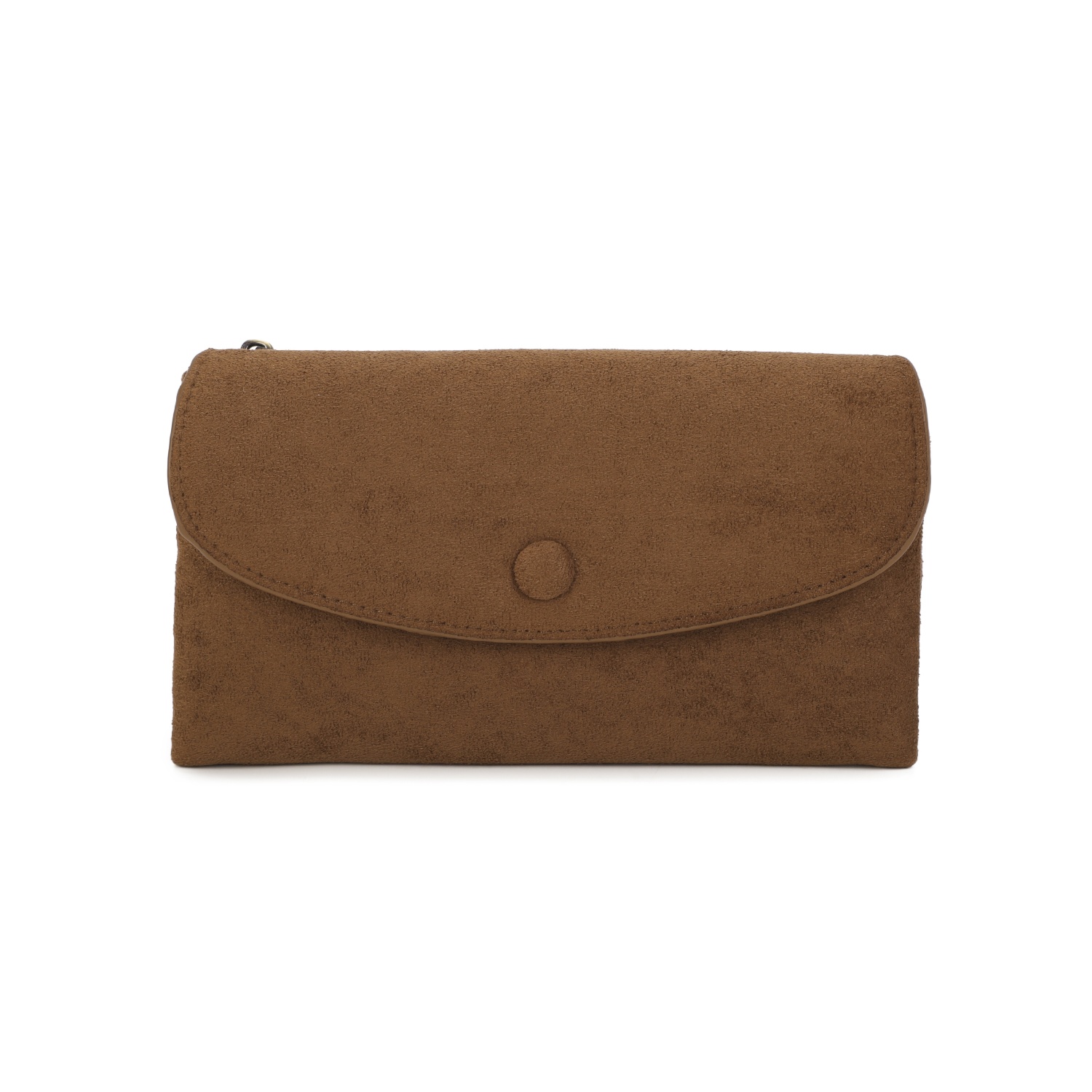 Long Suedette RFID Popper Purse - Image 2