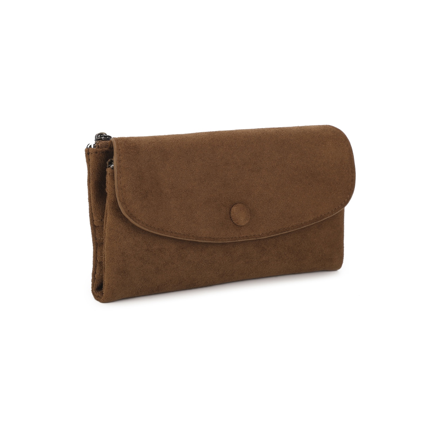 Long Suedette RFID Popper Purse - Image 3
