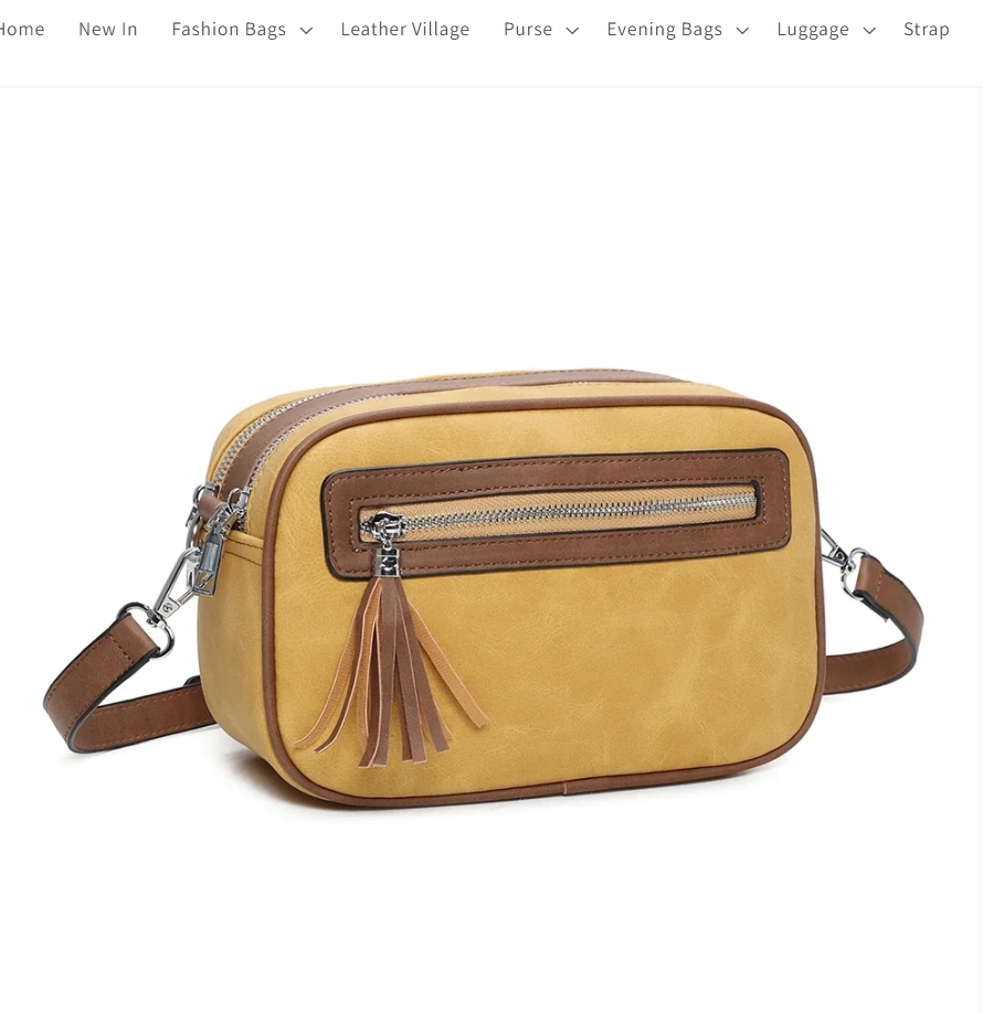 Sandy Suede Double Zip Camera Bag - Image 11