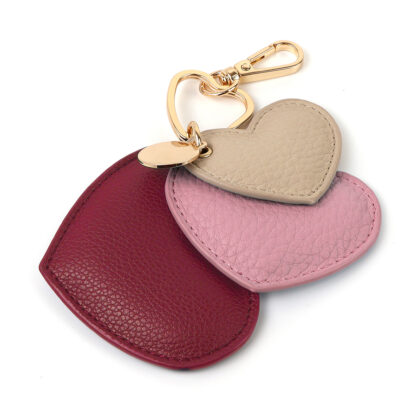 Triple Heart Keyring & Bag Charm