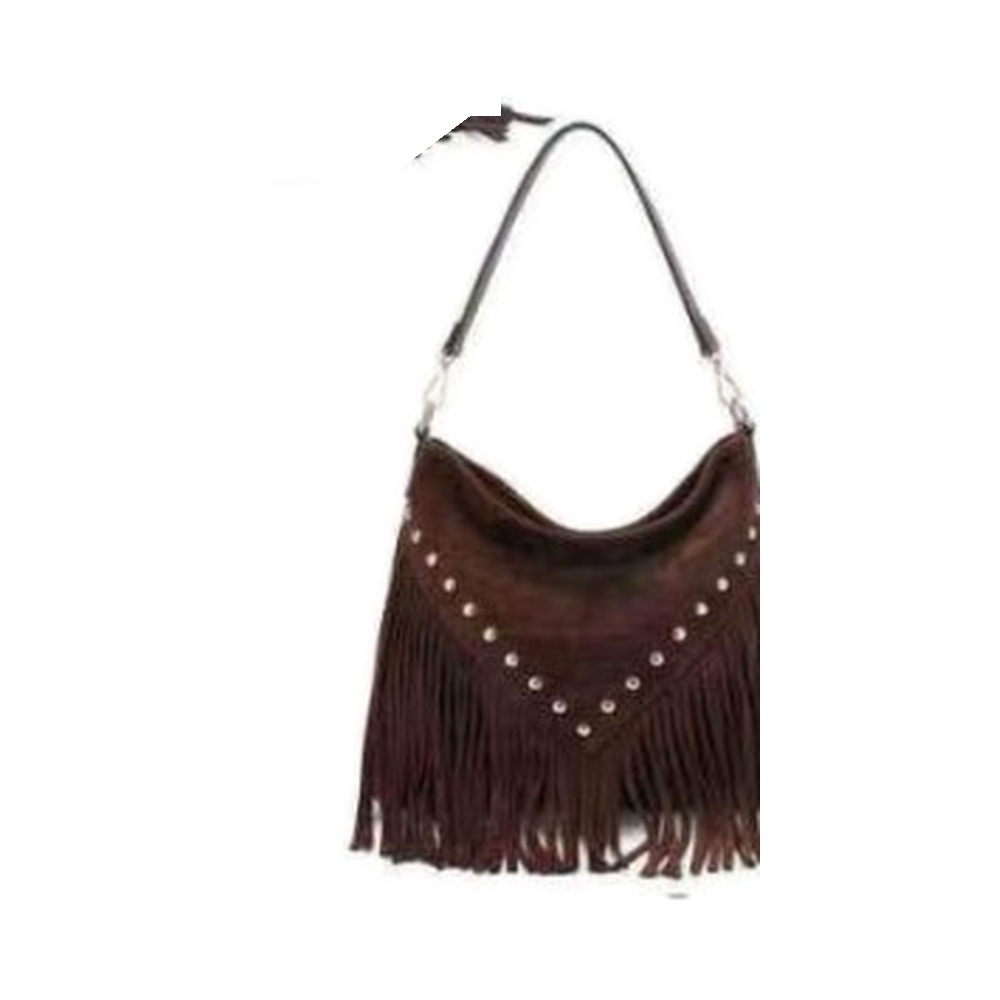 Fringe Stud Shoulder Bag - Image 8