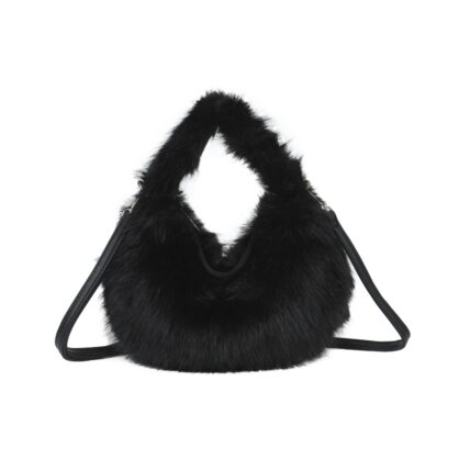 Faux Fur Fluffy Shoulder & Crossbody Bag