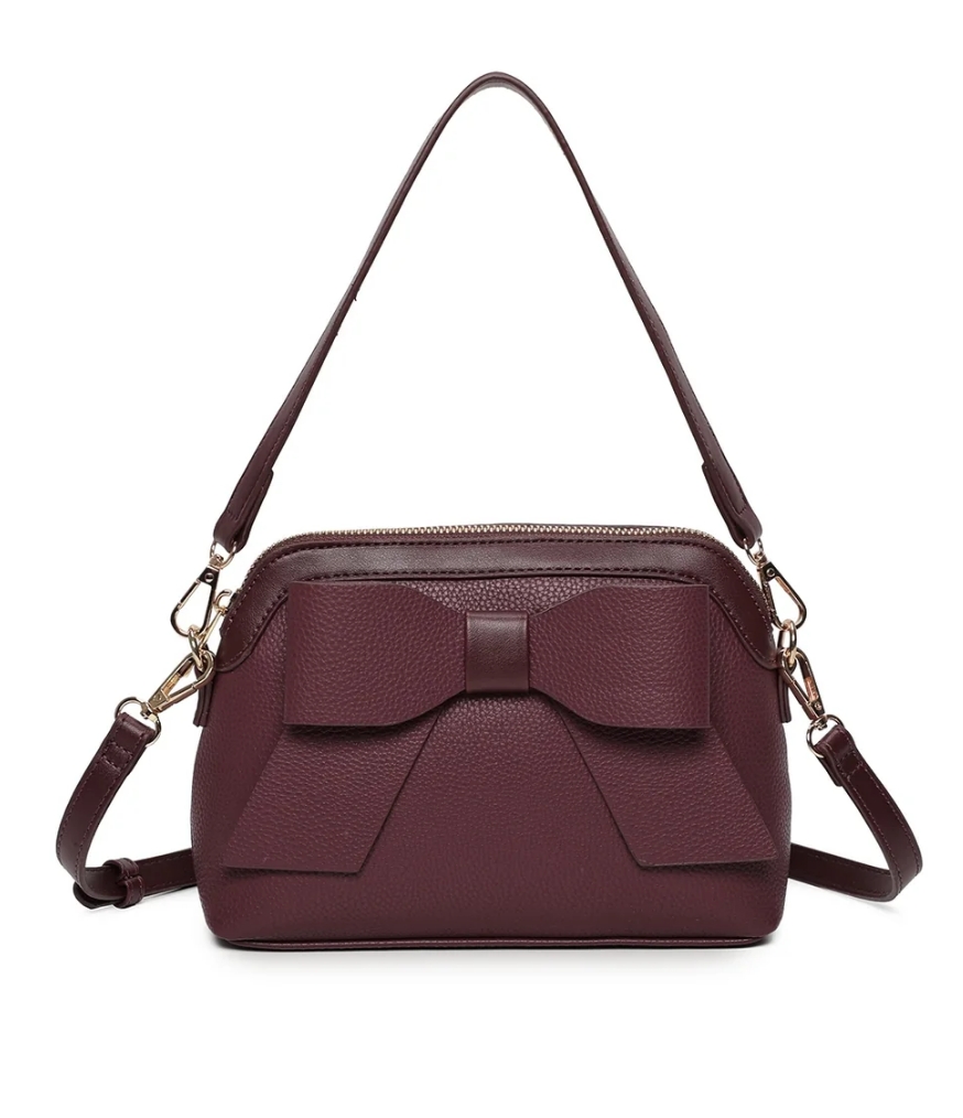 Bow Detail Shoulder & Crossbody Bag - Image 11