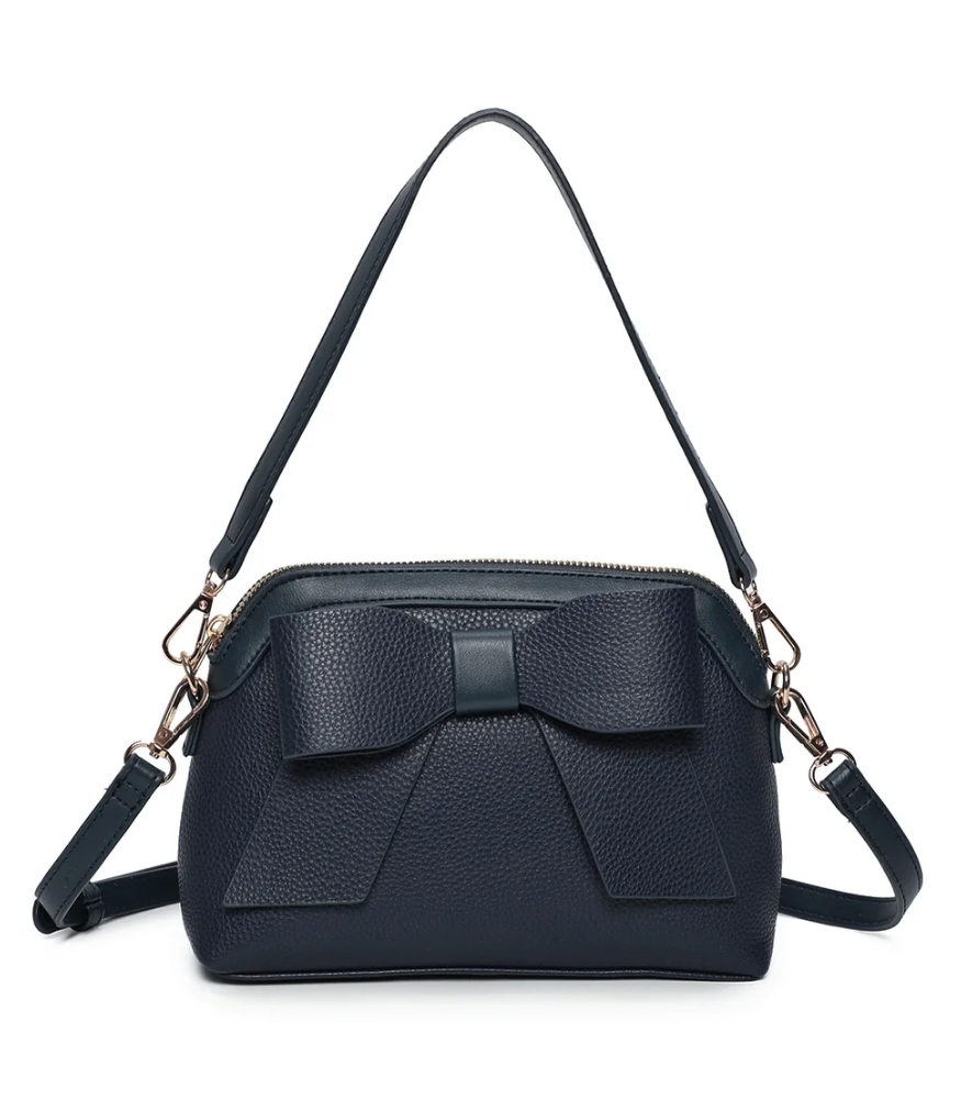 Bow Detail Shoulder & Crossbody Bag - Image 9