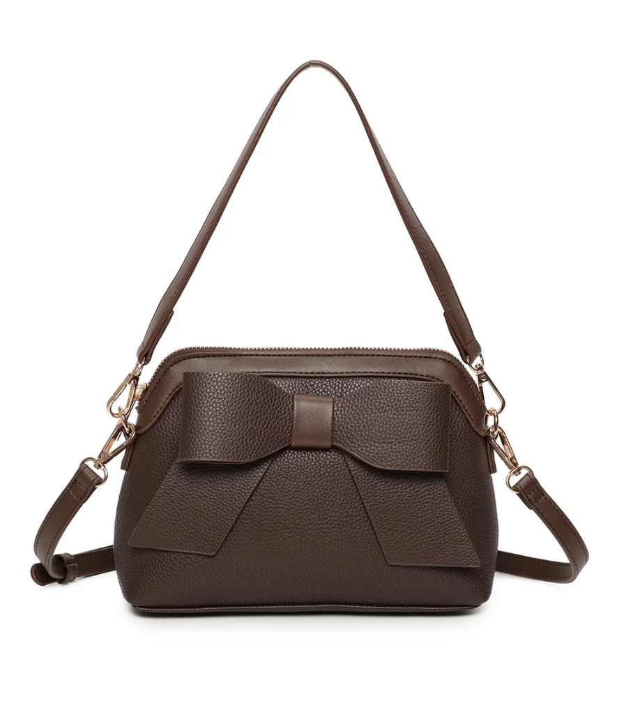 Bow Detail Shoulder & Crossbody Bag - Image 8