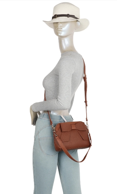 Bow Detail Shoulder & Crossbody Bag - Image 5
