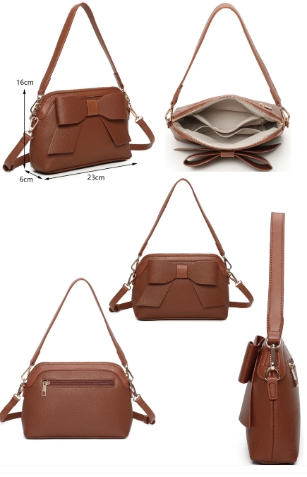 Bow Detail Shoulder & Crossbody Bag - Image 3