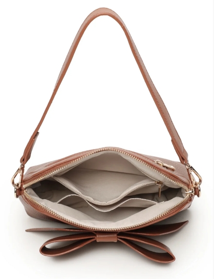 Bow Detail Shoulder & Crossbody Bag - Image 2