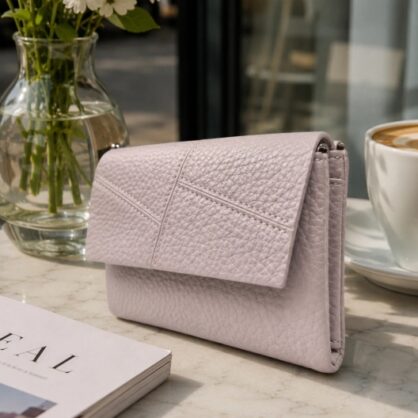 Plain Small Fold Over Purse