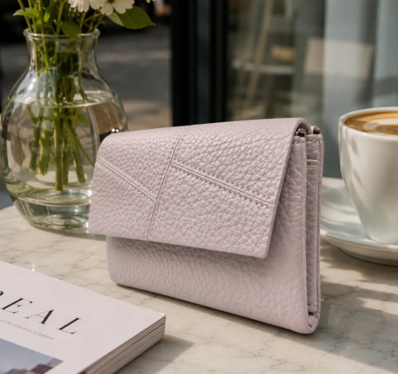 Plain Small Fold Over Purse