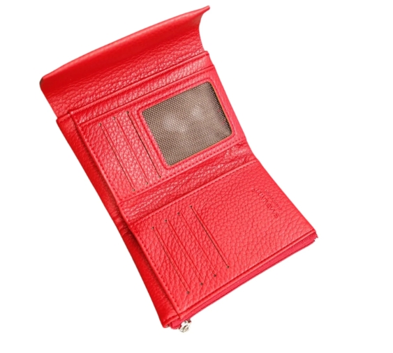 Plain Small Fold Over Purse - Image 2