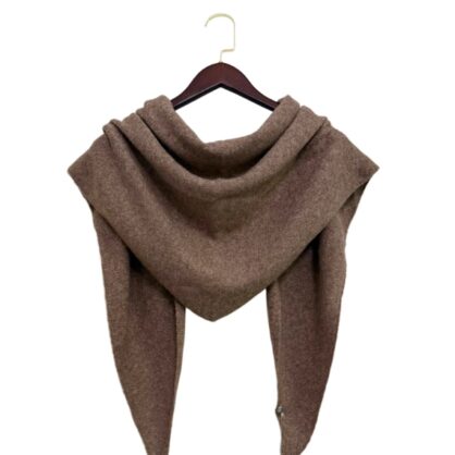 Soft Wool Blend Triangle Scarf
