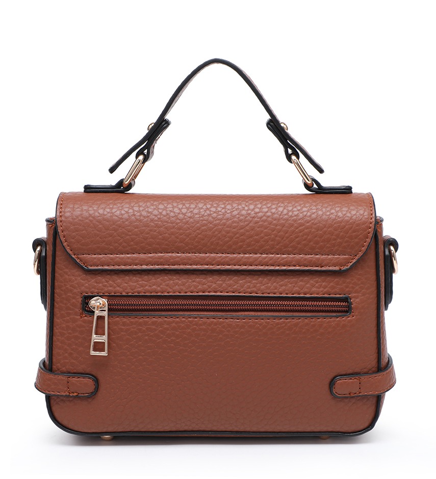 Mini Buckle Detail Satchel Bag - Image 12