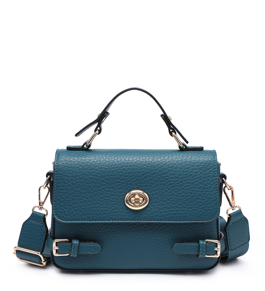 Mini Buckle Detail Satchel Bag