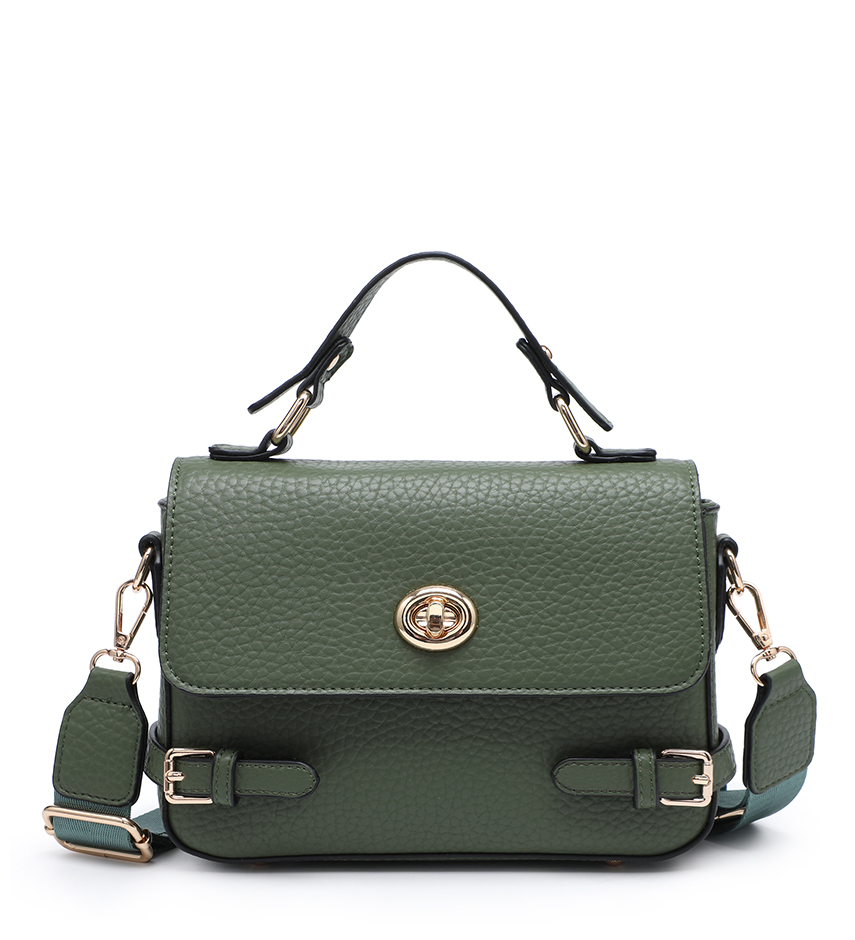 Mini Buckle Detail Satchel Bag - Image 4
