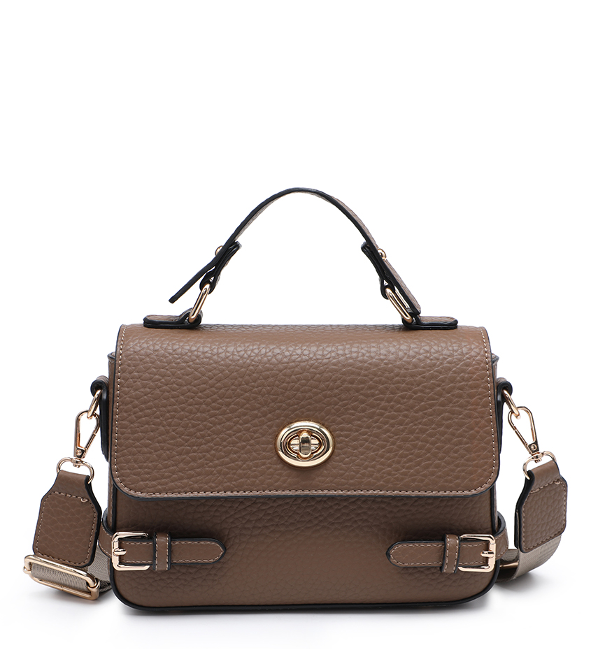 Mini Buckle Detail Satchel Bag - Image 5