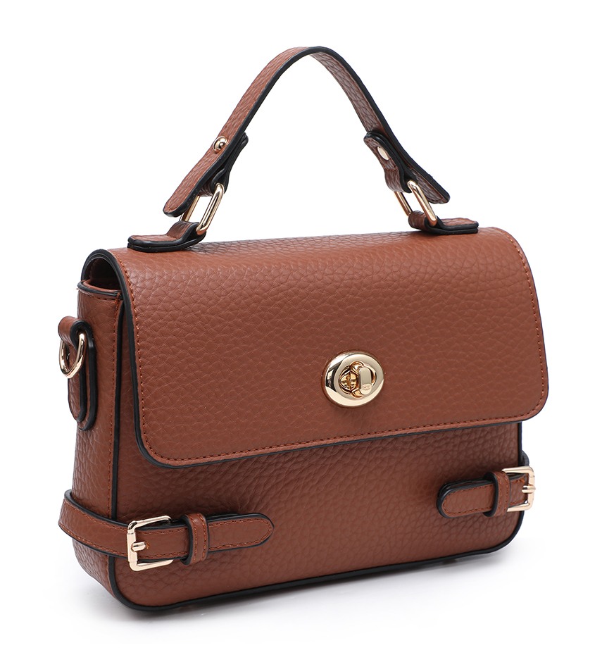 Mini Buckle Detail Satchel Bag - Image 9