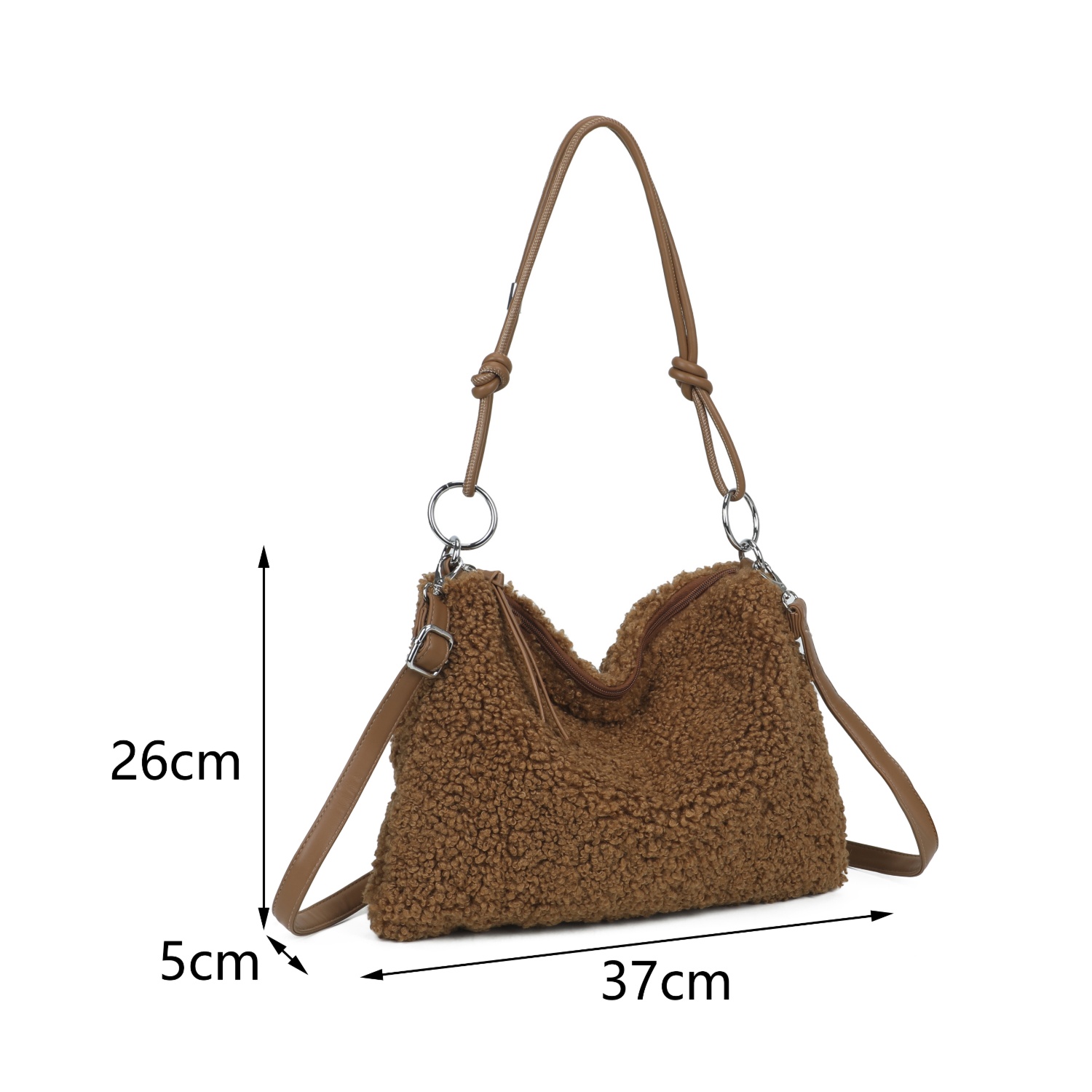 Teddy - Knot Detail Shoulder Bag - Image 11